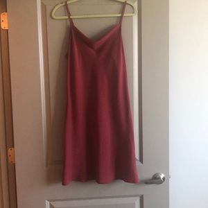 Satin slip dress